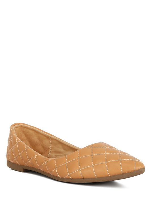 Quilted Ballet Bliss Flats