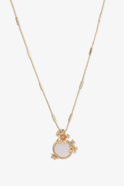 Mother-of-Pearl Floral Delight Pendant